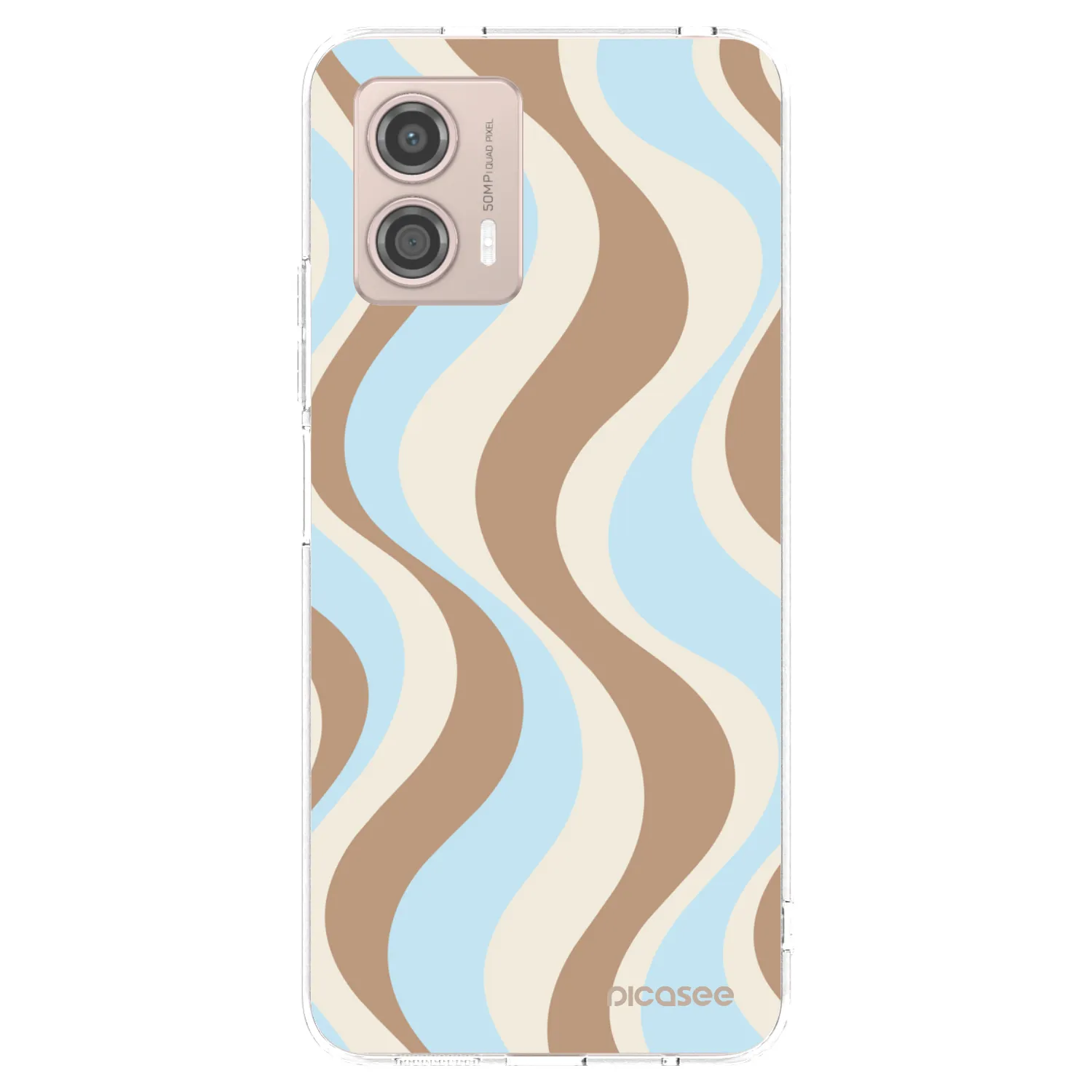 Picasee silikónový prehľadný obal pre Motorola Moto G53 5G - Abanico Days