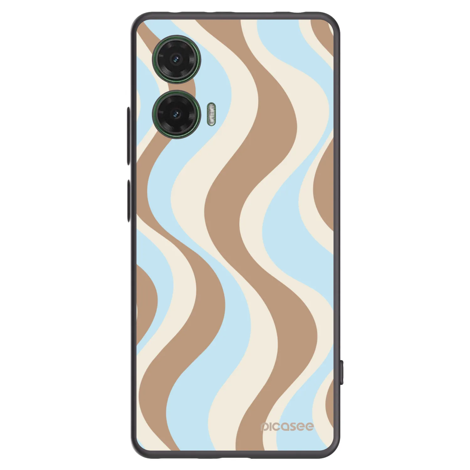 Picasee silikónový čierny obal pre Motorola Moto G35 5G - Abanico Days