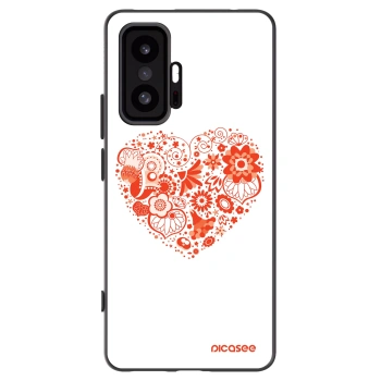 Picasee silikónový čierny obal pre Xiaomi 11T - Veľké srdce