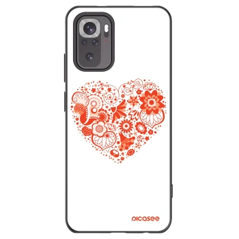 Picasee silikónový čierny obal pre Xiaomi Redmi Note 11S 4G - Veľké srdce