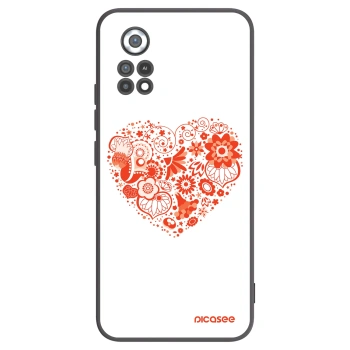 Picasee silikónový čierny obal pre Xiaomi Poco X4 Pro 5G - Veľké srdce