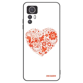 Picasee silikónový čierny obal pre Xiaomi Redmi Note 12S - Veľké srdce