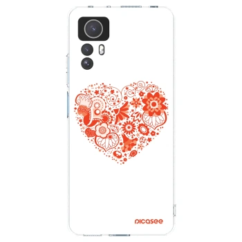 Picasee silikónový prehľadný obal pre Xiaomi Redmi Note 12S - Veľké srdce