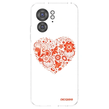 Picasee silikónový prehľadný obal pre Motorola Edge 40 - Veľké srdce