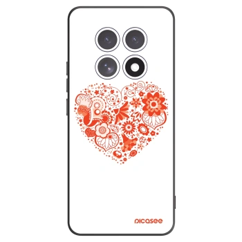 Picasee silikónový čierny obal pre Xiaomi Redmi Note 15 - Veľké srdce