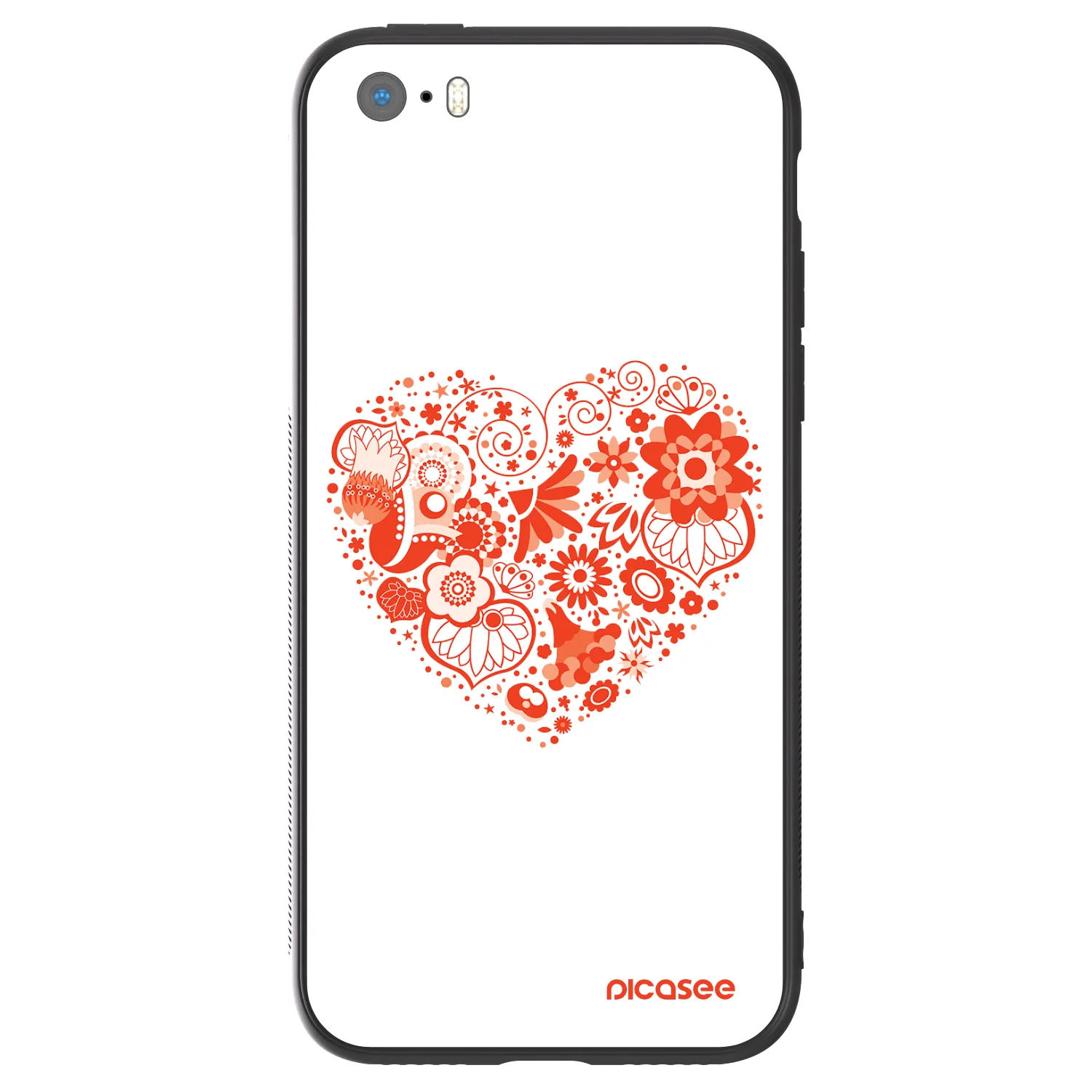 Picasee ULTIMATE CASE pro Apple iPhone 5/5S/SE - Veľké srdce