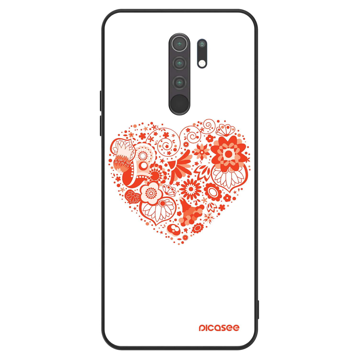 Picasee ULTIMATE CASE pro Xiaomi Redmi 9 - Veľké srdce