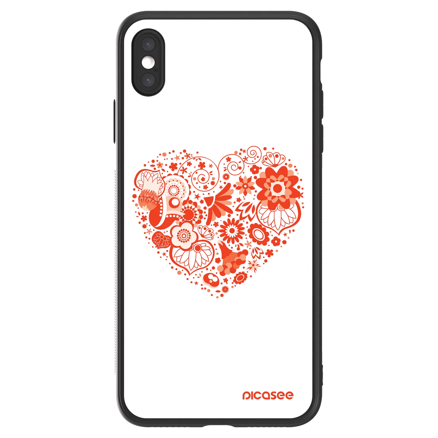 Picasee ULTIMATE CASE pro Apple iPhone XS Max - Veľké srdce