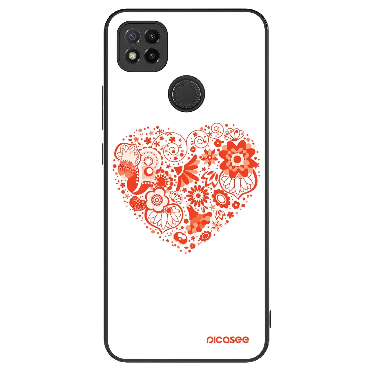 Picasee ULTIMATE CASE pro Xiaomi Redmi 9C - Veľké srdce