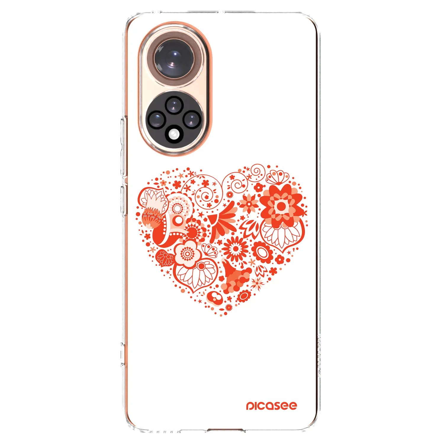 Picasee silikónový prehľadný obal pre Huawei Nova 9 - Veľké srdce