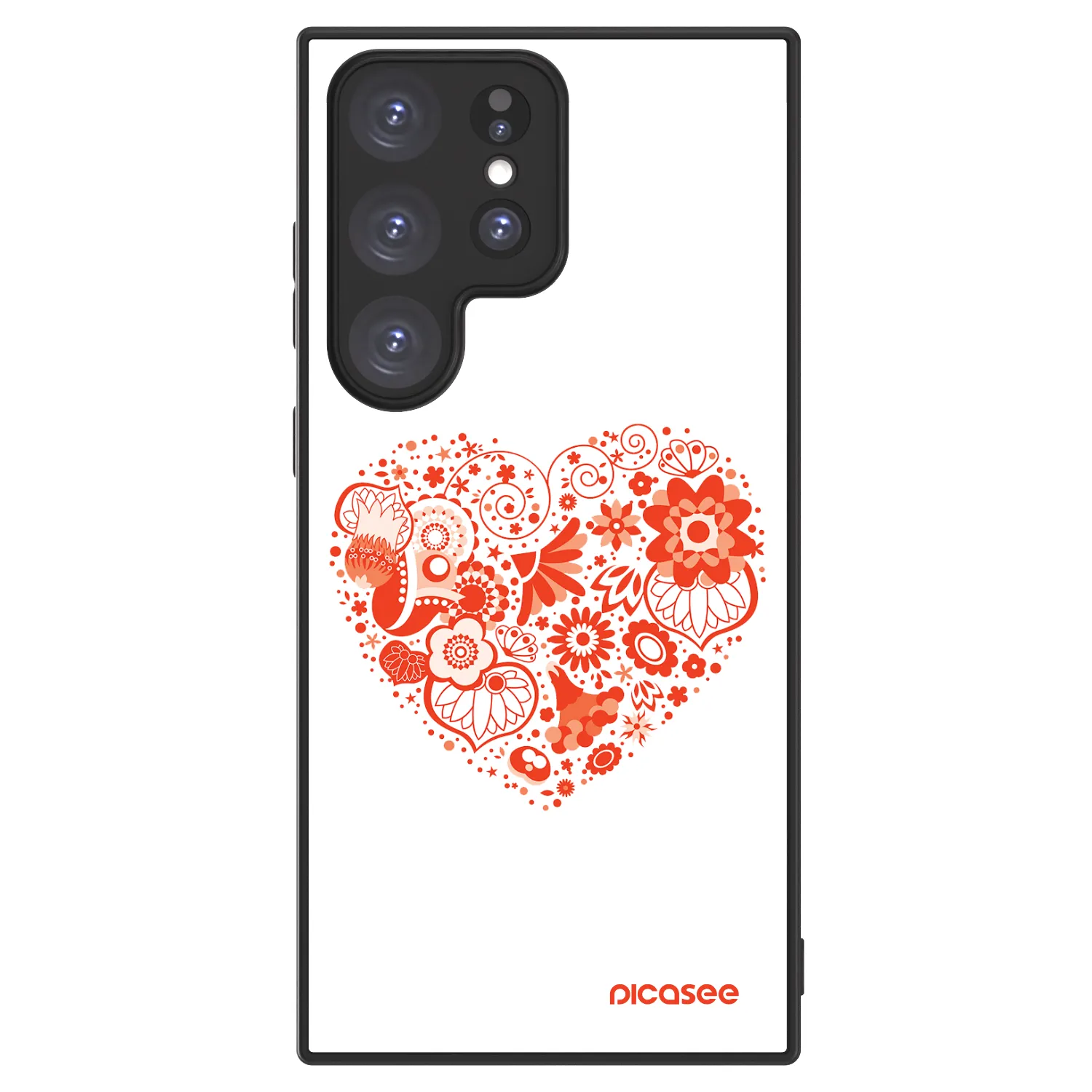 Picasee ULTIMATE CASE pro Samsung Galaxy S23 Ultra 5G - Veľké srdce