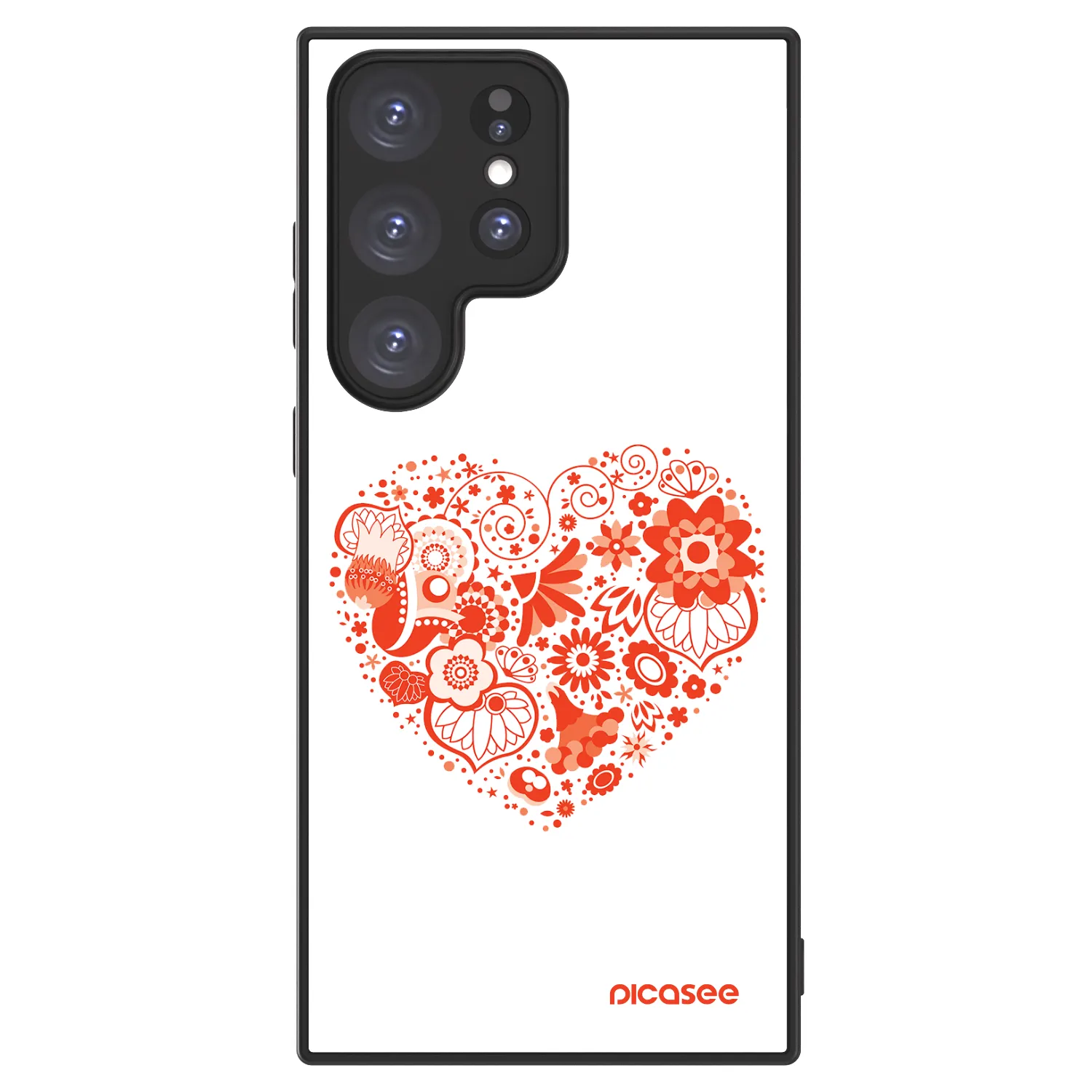 Picasee ULTIMATE CASE PowerShare pro Samsung Galaxy S23 Ultra 5G - Veľké srdce