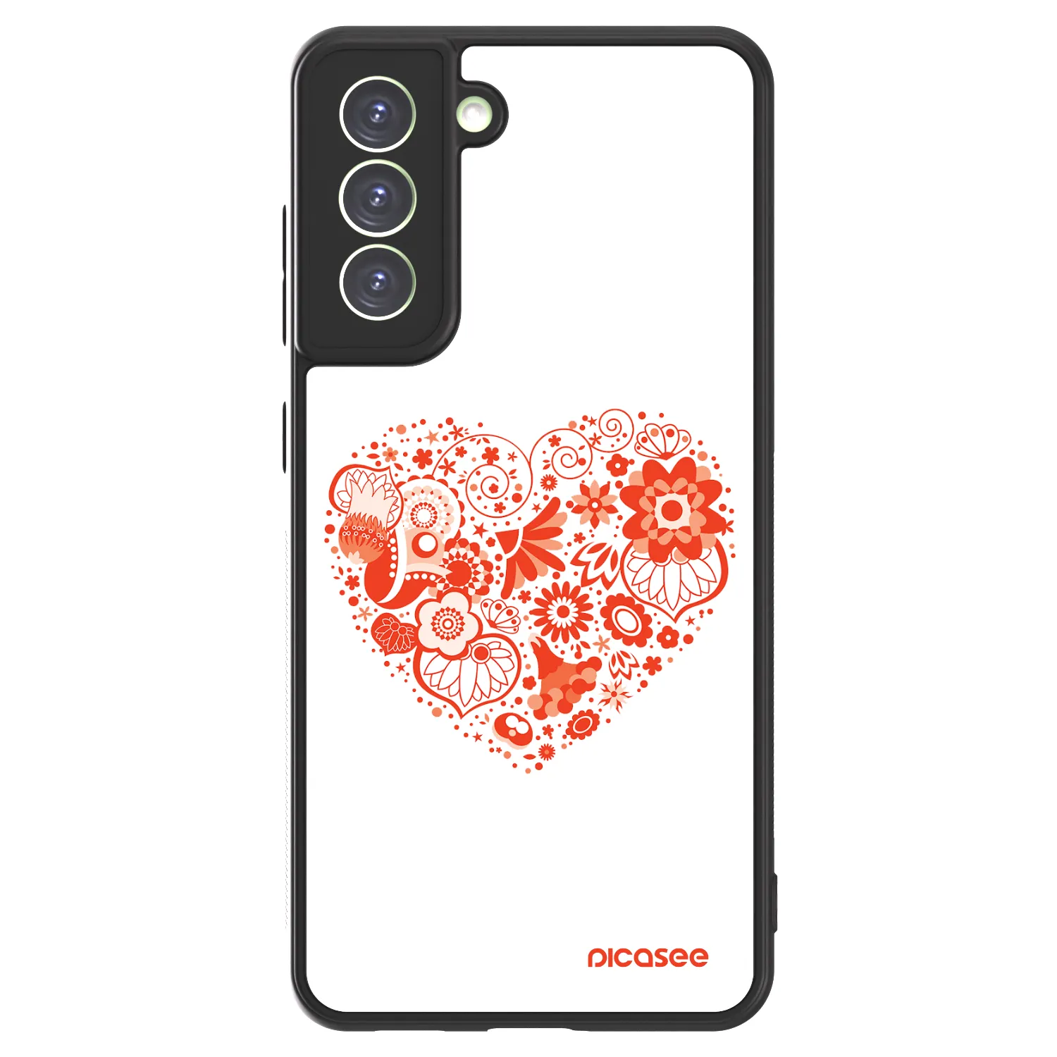 Picasee ULTIMATE CASE PowerShare pro Samsung Galaxy S21 FE 5G - Veľké srdce