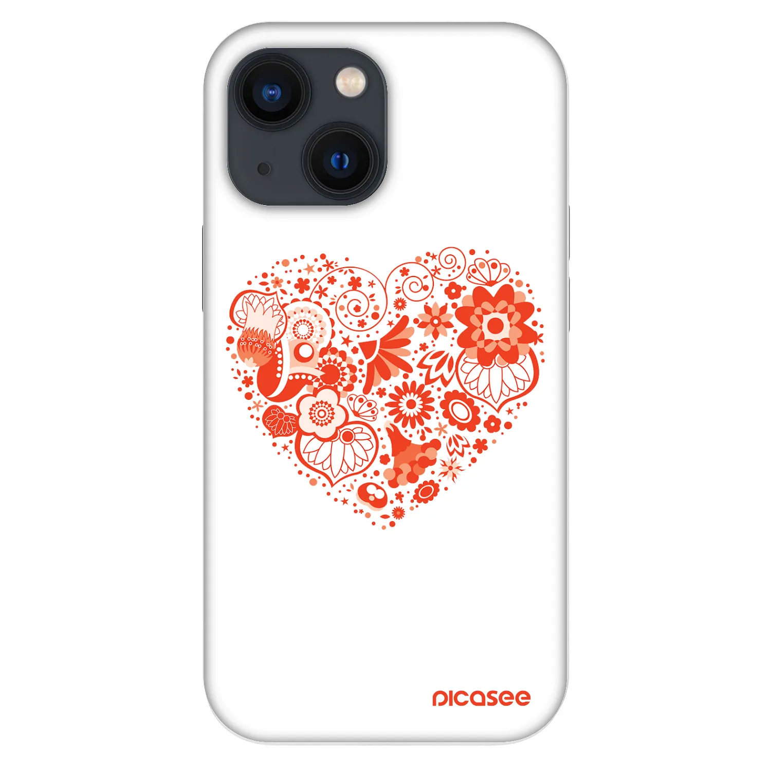 Picasee Fashion Case pre Apple iPhone 13 mini - Veľké srdce