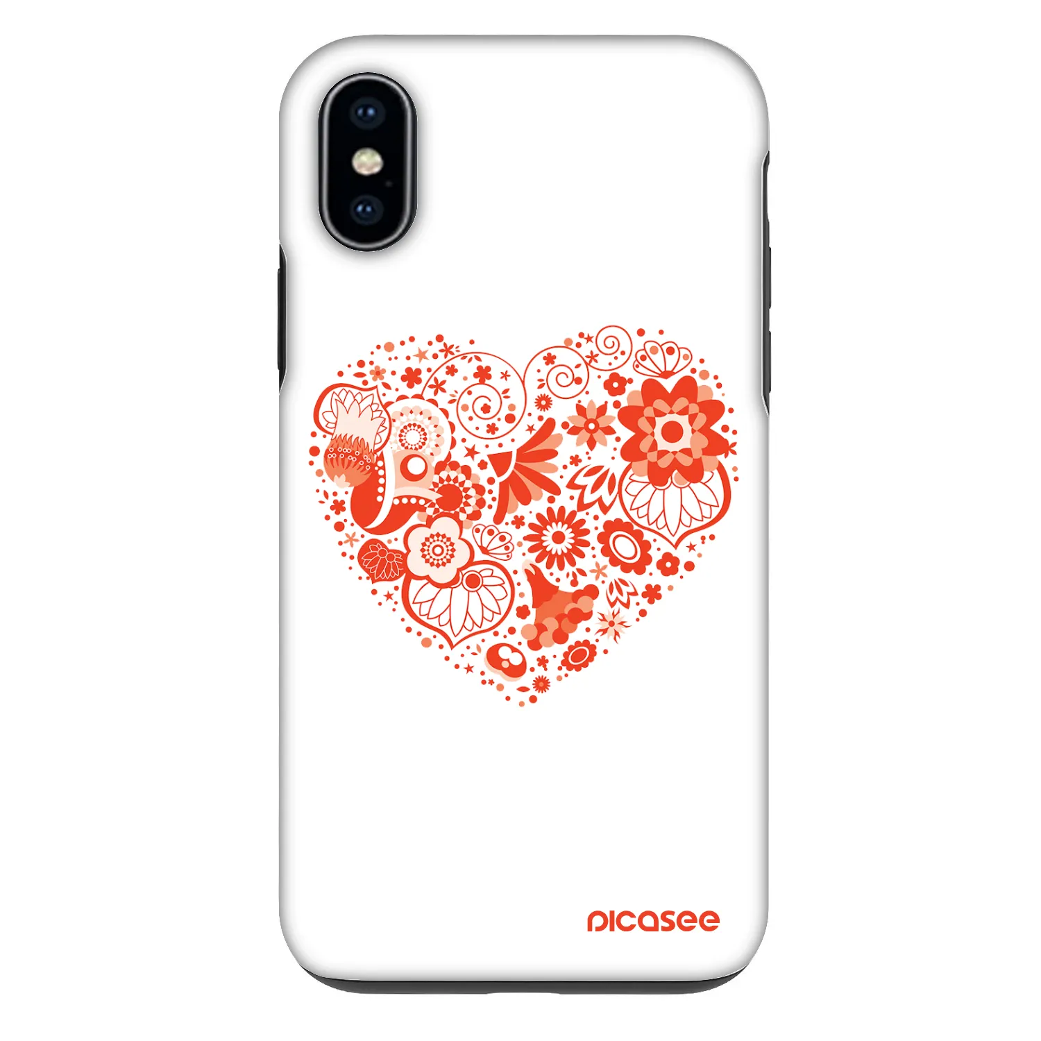 Picasee Fashion Case pre Apple iPhone X/XS - Veľké srdce