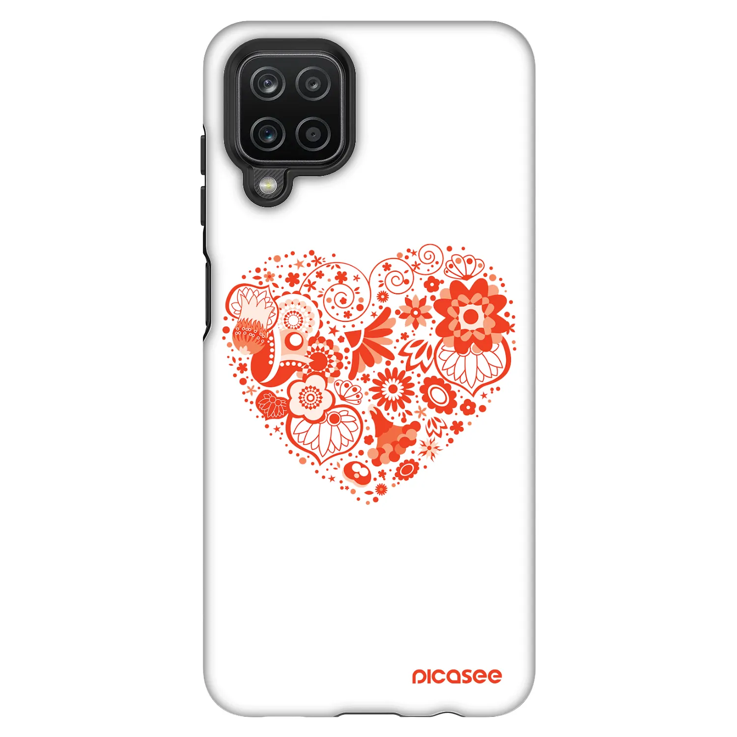 Picasee Fashion Case pre Samsung Galaxy A12 A125F - Veľké srdce