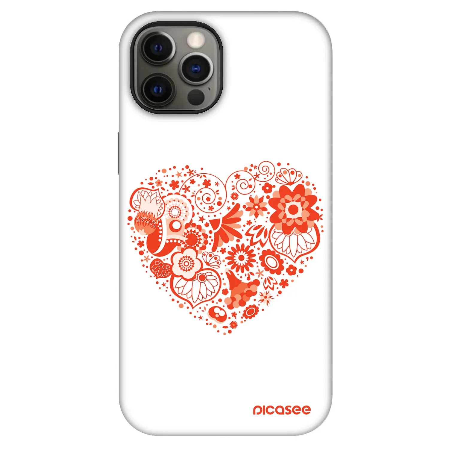 Picasee Fashion Case MagSafe pre Apple iPhone 12 - Veľké srdce