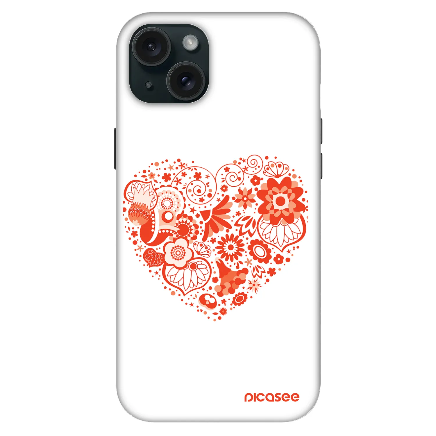 Picasee Fashion Case MagSafe pre Apple iPhone 15 Plus - Veľké srdce