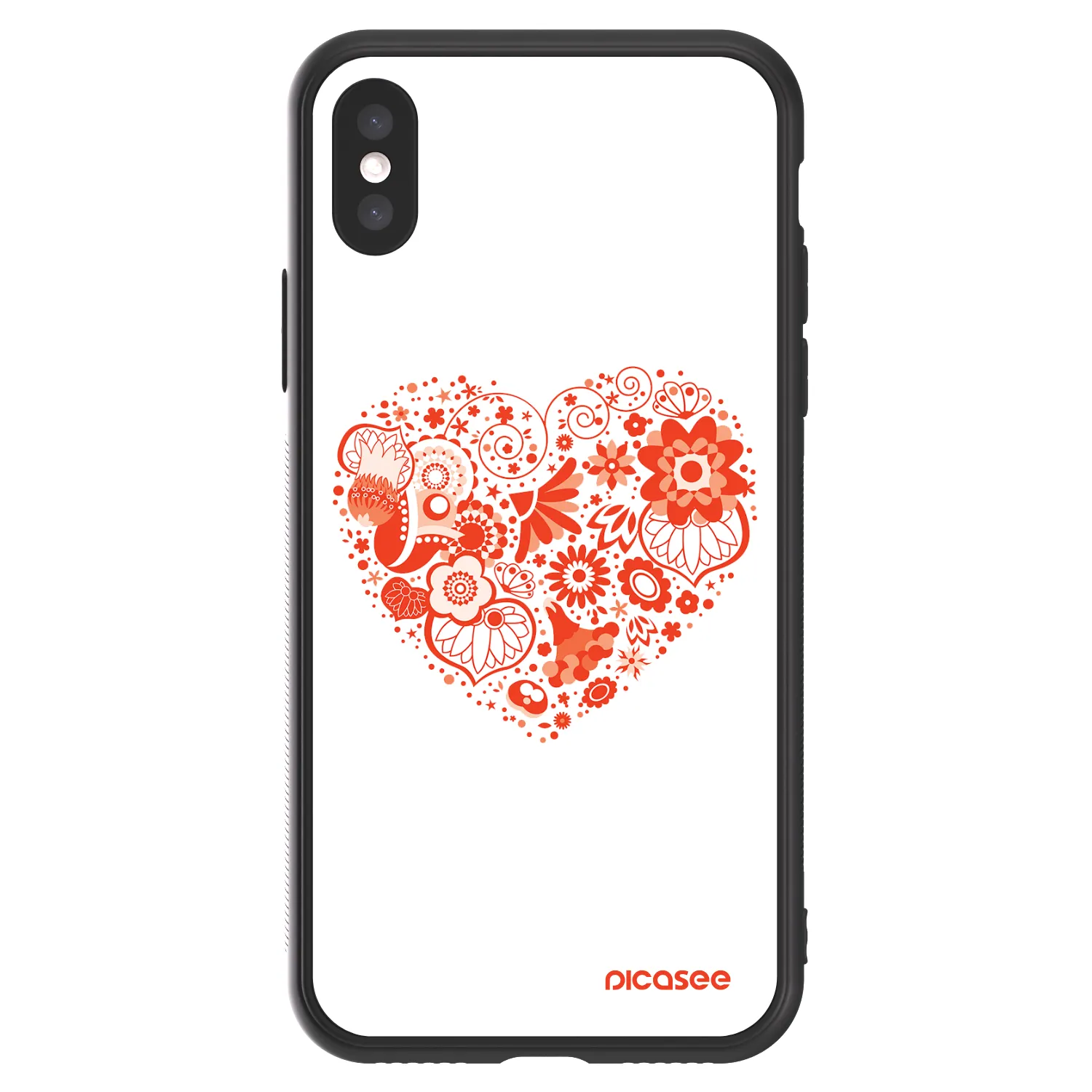 Picasee ULTIMATE CASE pro Apple iPhone X/XS - Veľké srdce