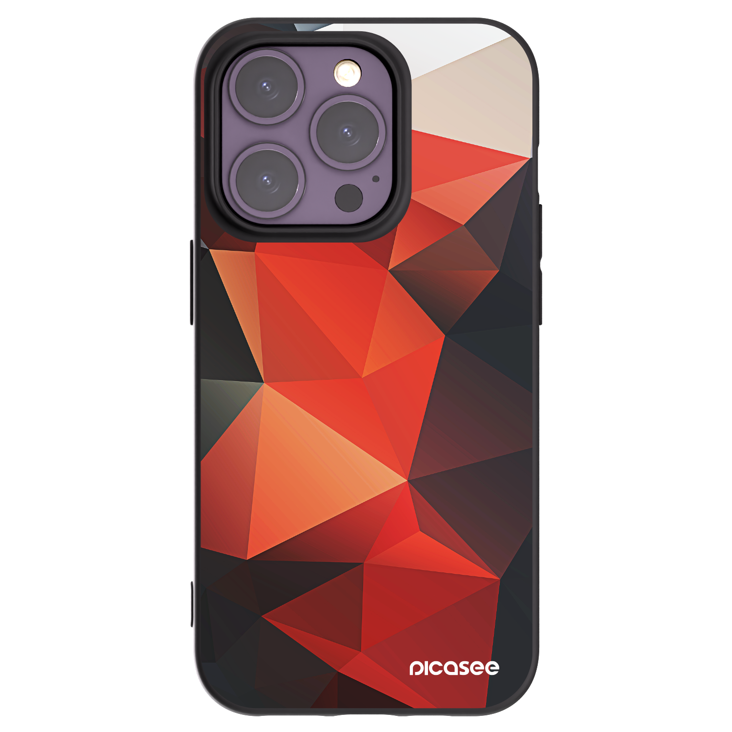 Picasee silikónový čierny obal pre Apple iPhone 14 Pro - Wallpaper 2