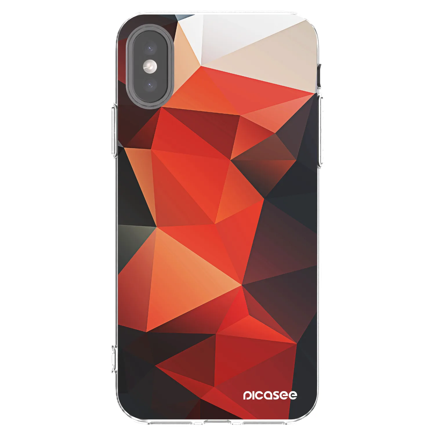 Picasee silikónový prehľadný obal pre Apple iPhone X/XS - Wallpaper 2