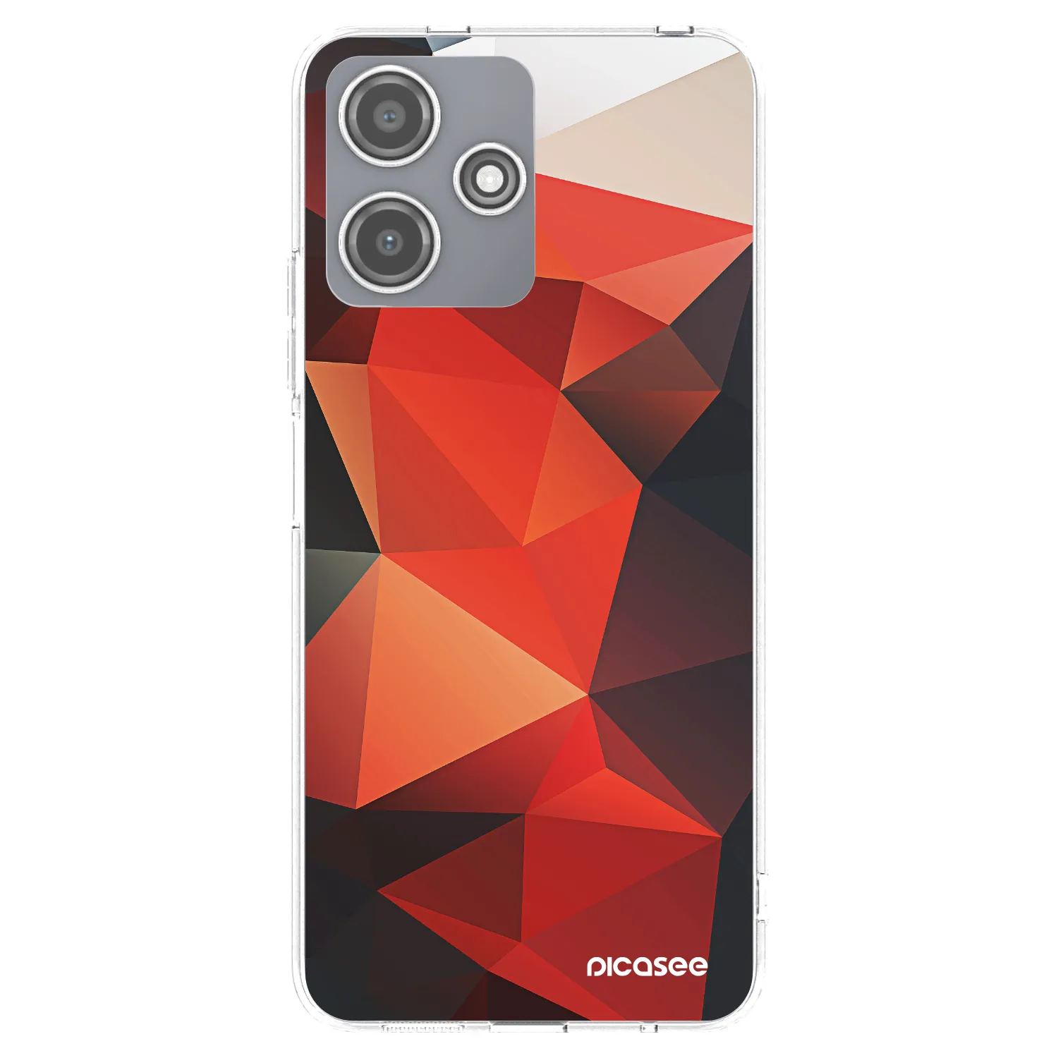 Picasee silikónový prehľadný obal pre Xiaomi Redmi 12 5G - Wallpaper 2