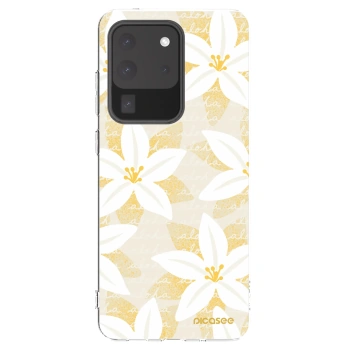 Picasee silikónový prehľadný obal pre Samsung Galaxy S20 Ultra 5G G988F - Island Leave