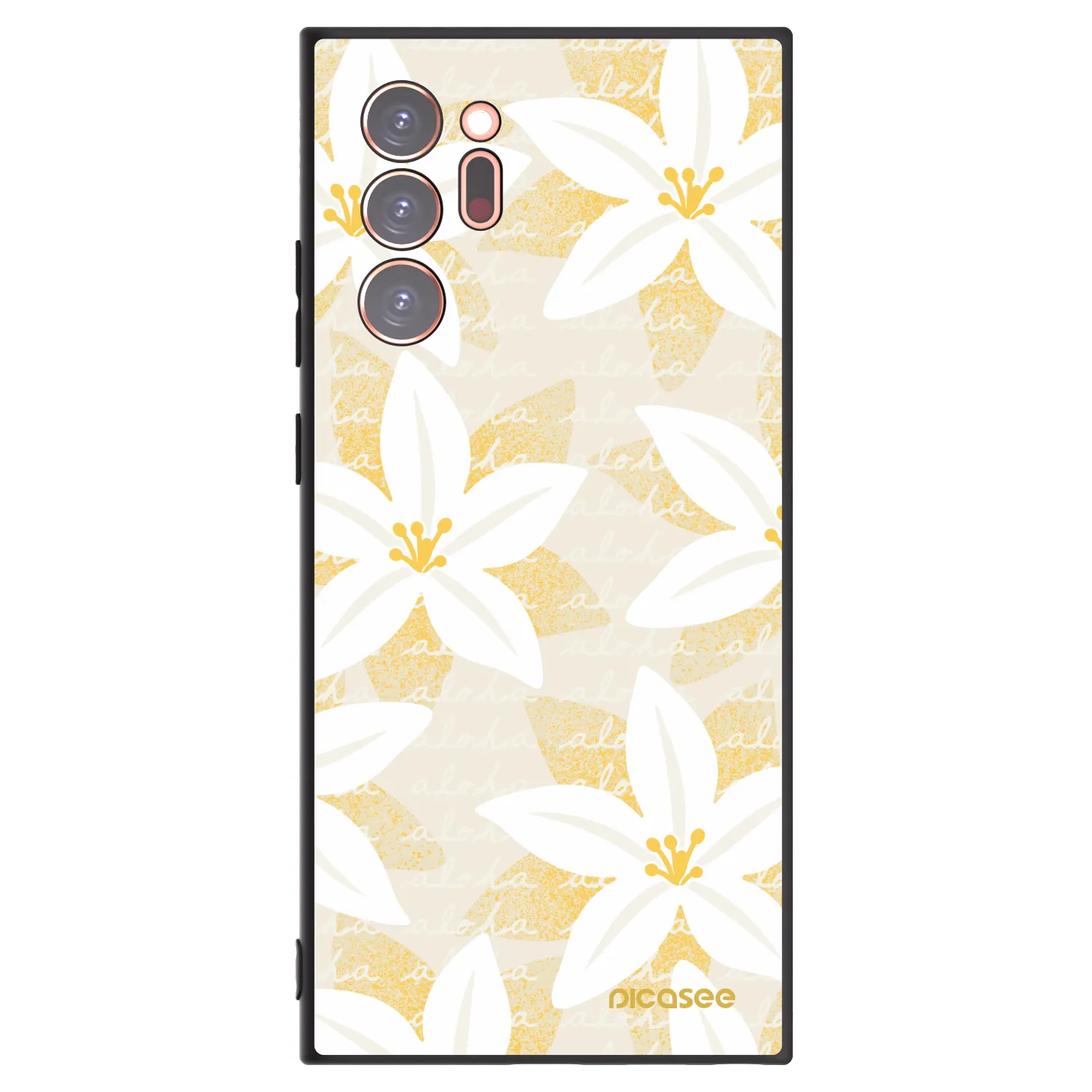 Picasee silikónový čierny obal pre Samsung Galaxy Note 20 Ultra - Island Leave