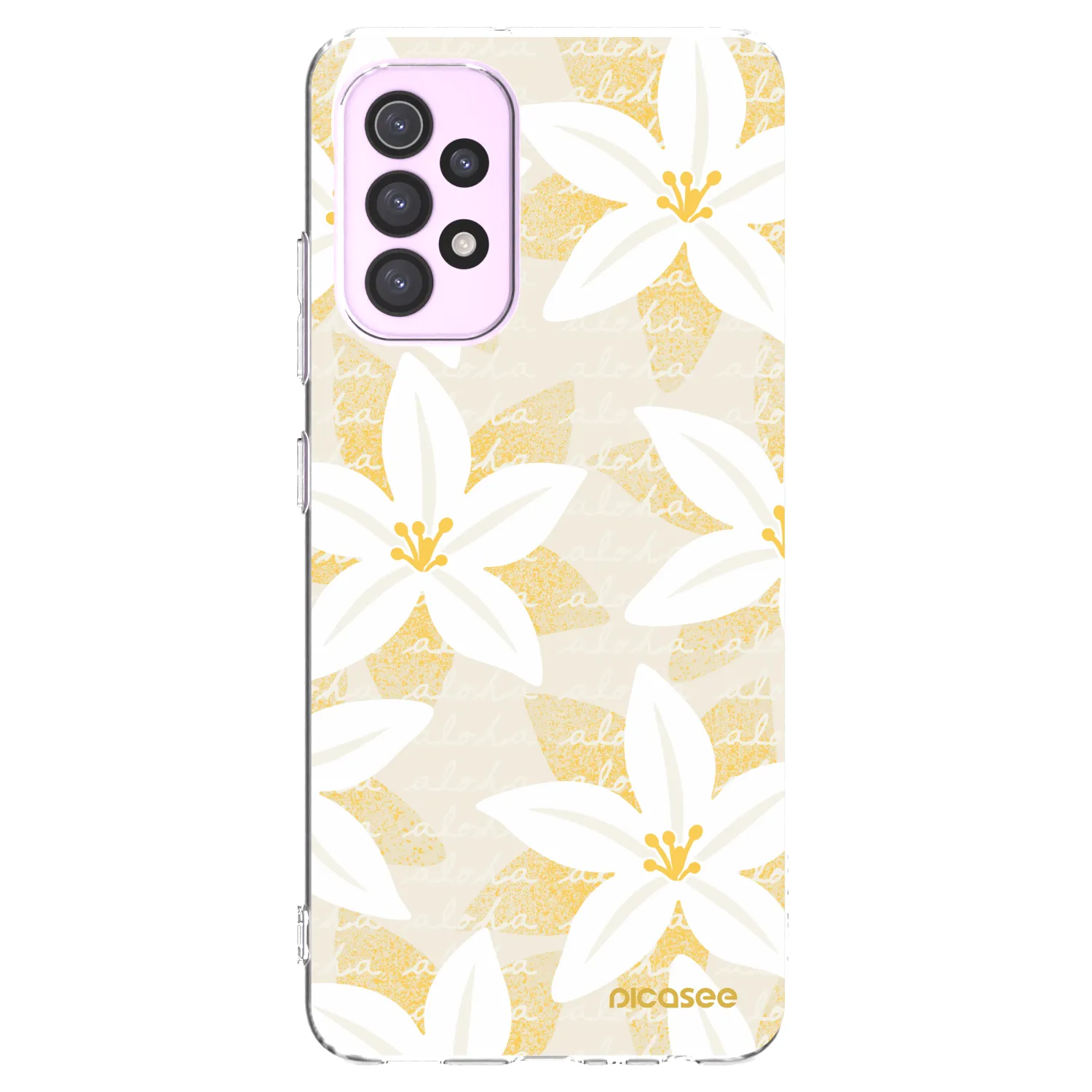 Picasee silikónový prehľadný obal pre Samsung Galaxy A32 5G A326B - Island Leave