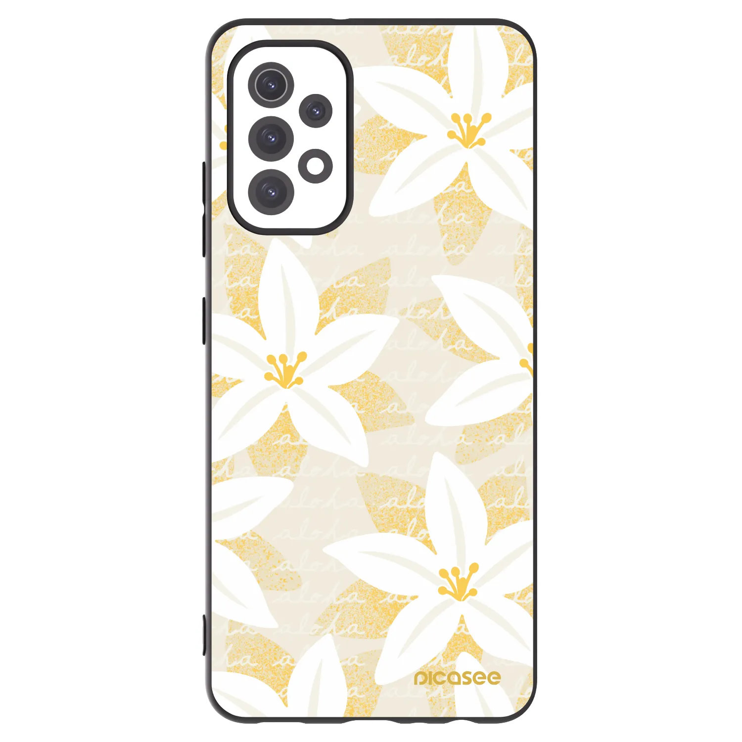 Picasee silikónový čierny obal pre Samsung Galaxy A32 5G A326B - Island Leave