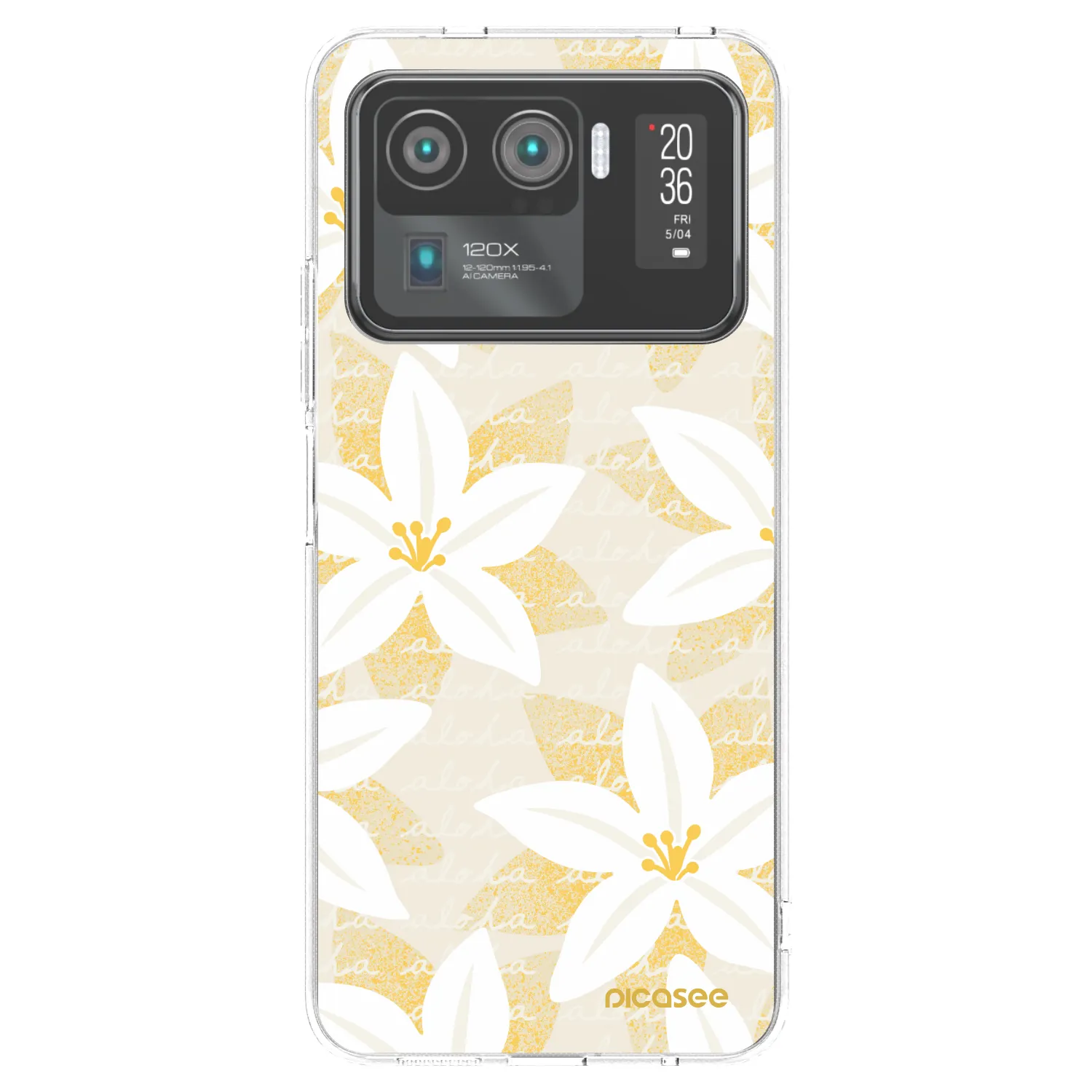 Picasee silikónový prehľadný obal pre Xiaomi Mi 11 Ultra - Island Leave