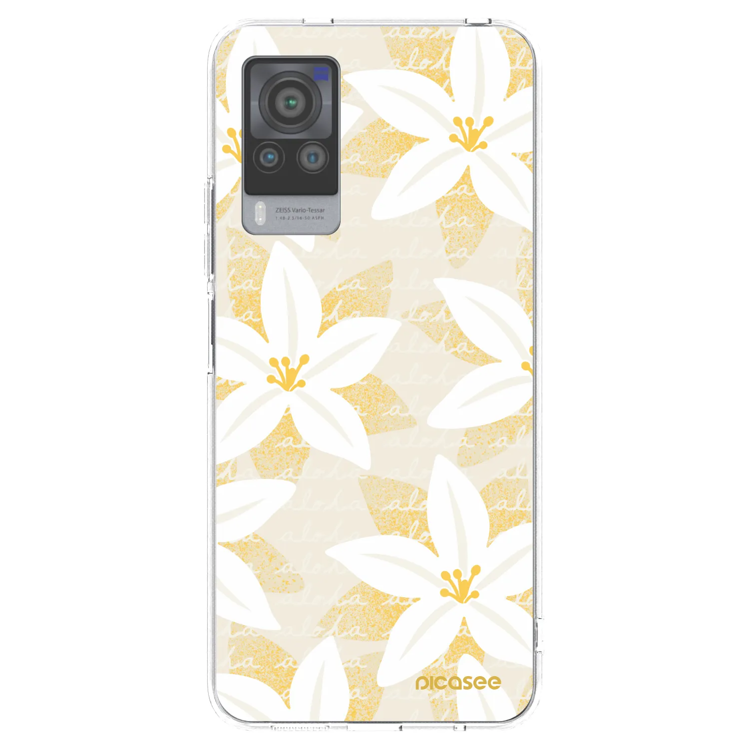 Picasee silikónový prehľadný obal pre Vivo X60 Pro 5G - Island Leave
