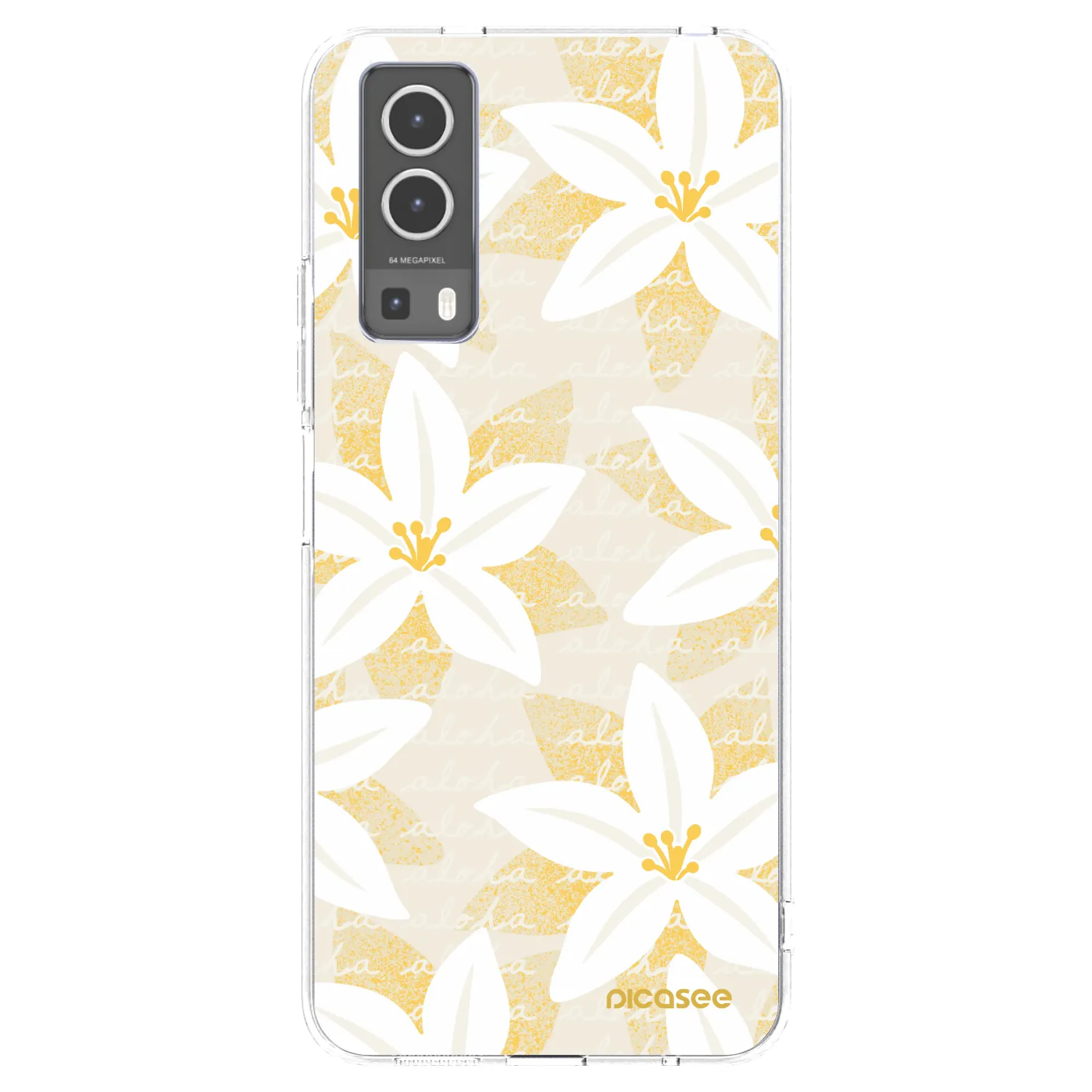 Picasee silikónový prehľadný obal pre Vivo Y72 5G - Island Leave