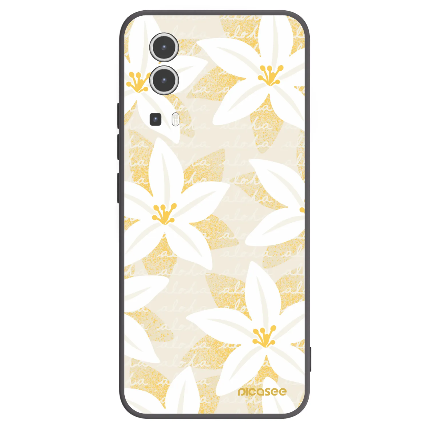 Picasee silikónový čierny obal pre Vivo Y72 5G - Island Leave