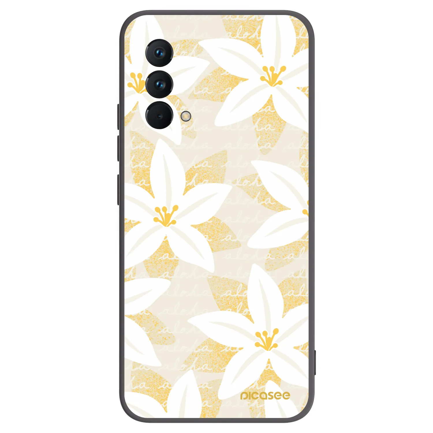 Picasee silikónový čierny obal pre Realme GT Master Edition 5G - Island Leave