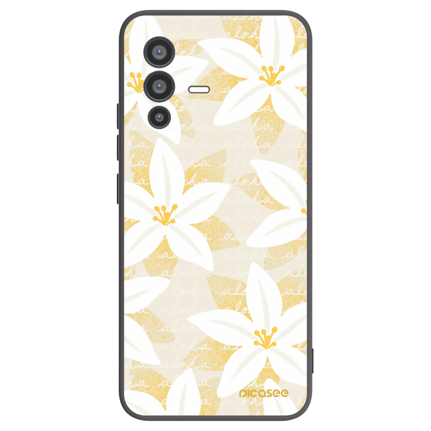 Picasee silikónový čierny obal pre Vivo V23 5G - Island Leave