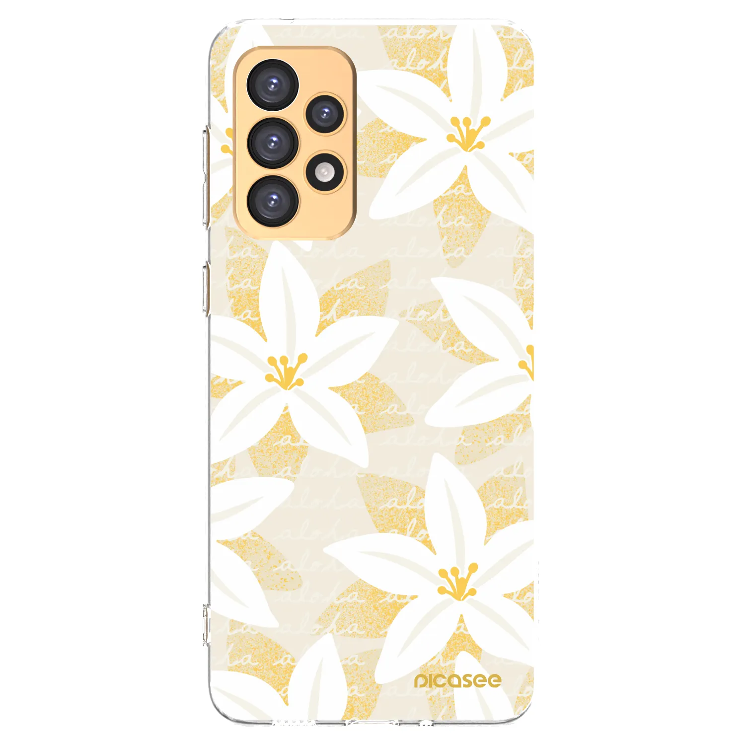 Picasee silikónový prehľadný obal pre Samsung Galaxy A33 5G A336 - Island Leave