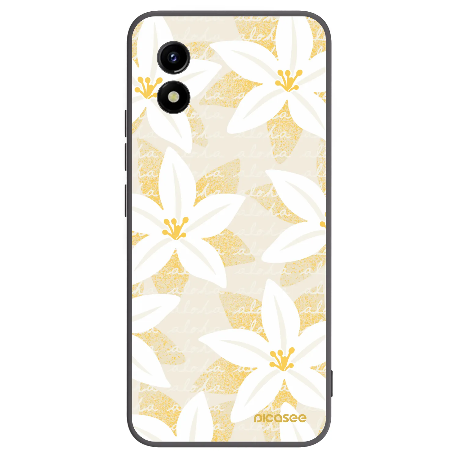 Picasee silikónový čierny obal pre Vivo Y01 - Island Leave