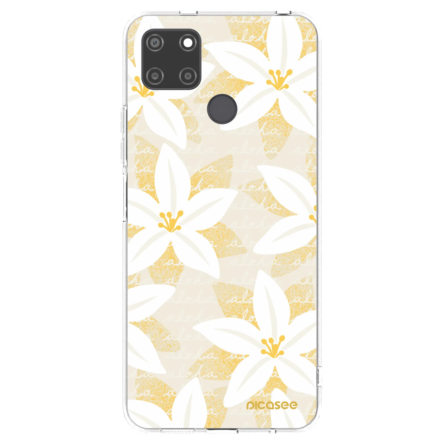 Picasee silikónový prehľadný obal pre Realme C21Y - Island Leave