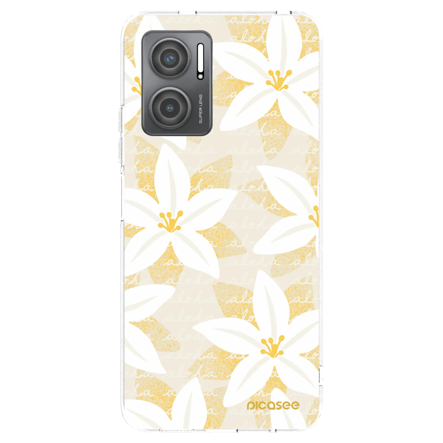 Picasee silikónový prehľadný obal pre Xiaomi Redmi 10 5G - Island Leave