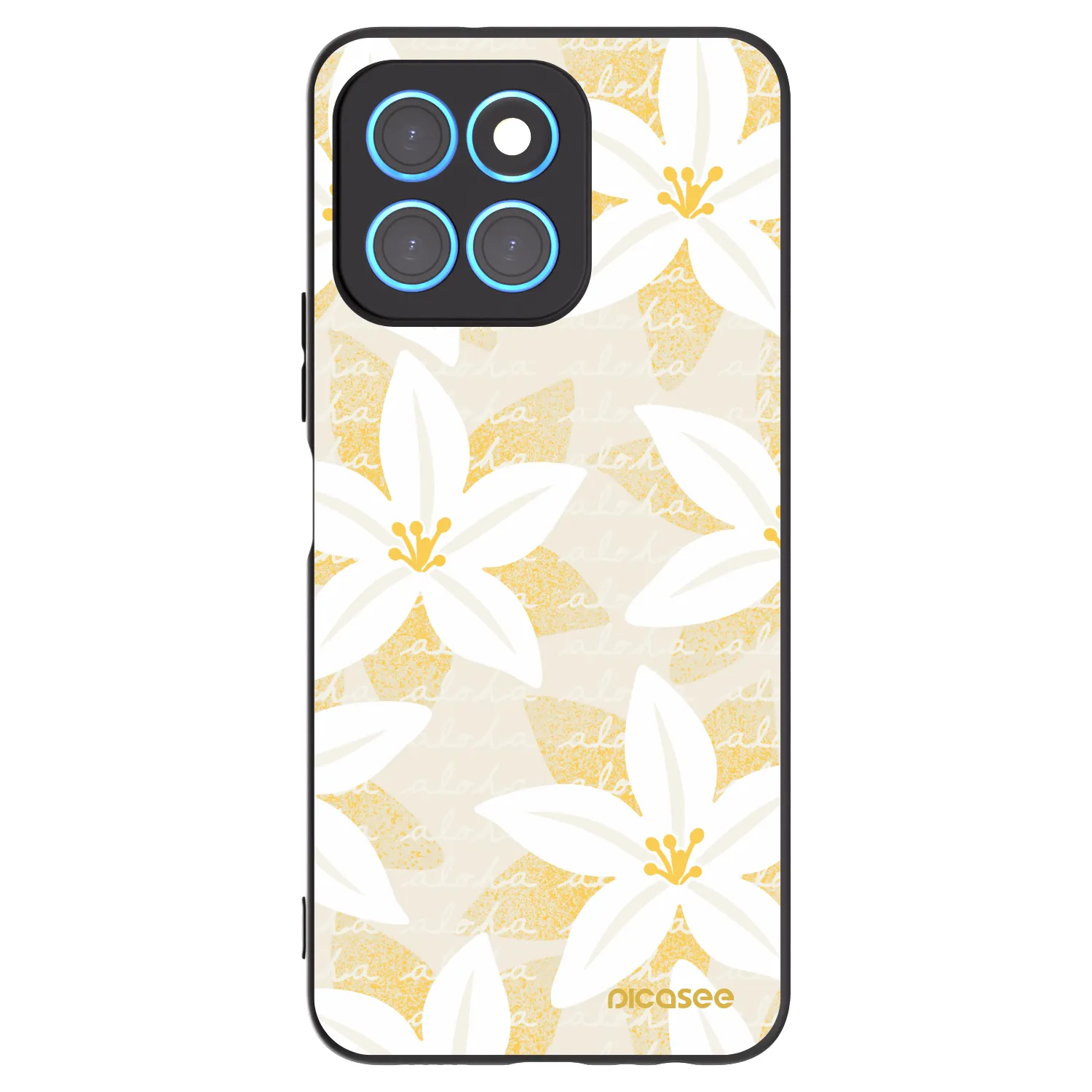 Picasee silikónový čierny obal pre Honor X6 - Island Leave