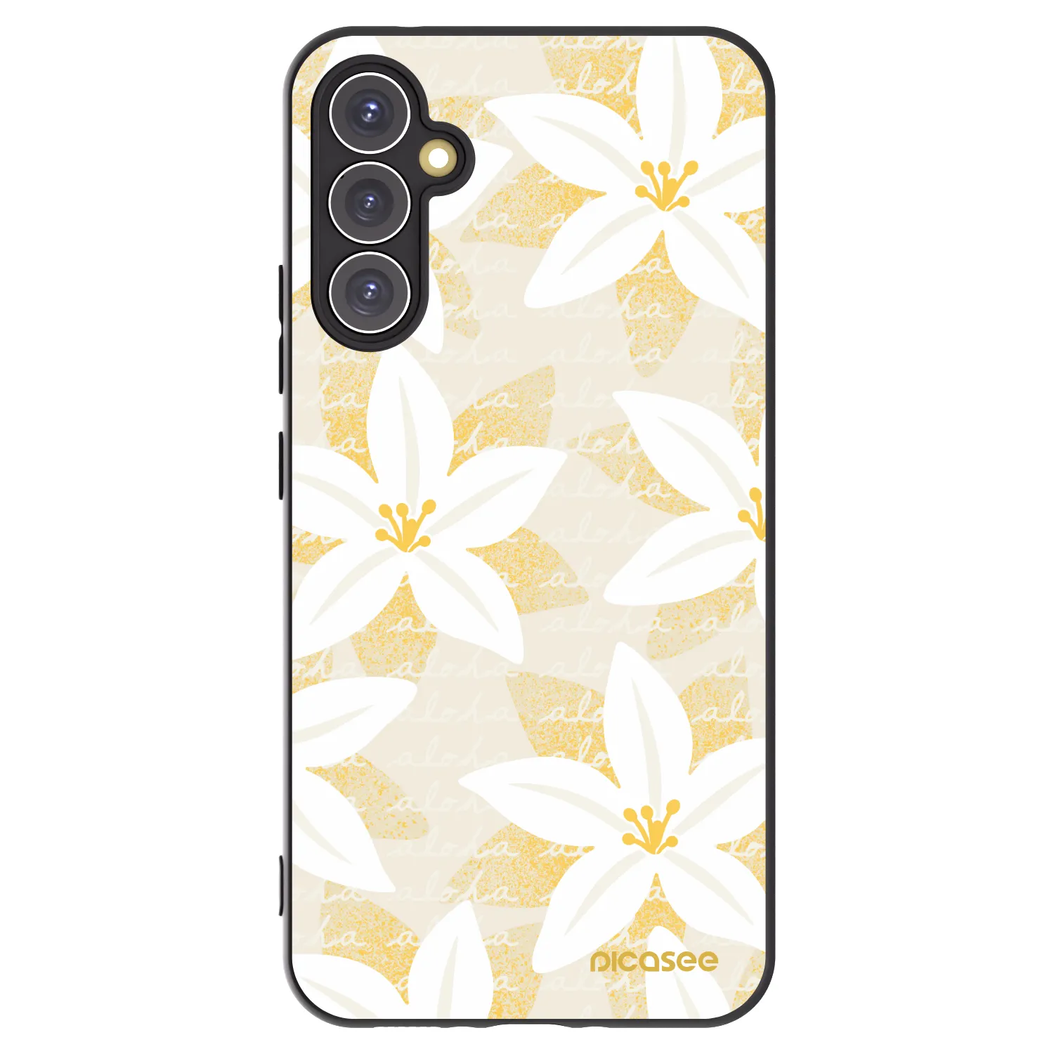 Picasee silikónový čierny obal pre Samsung Galaxy A34 5G A346B - Island Leave