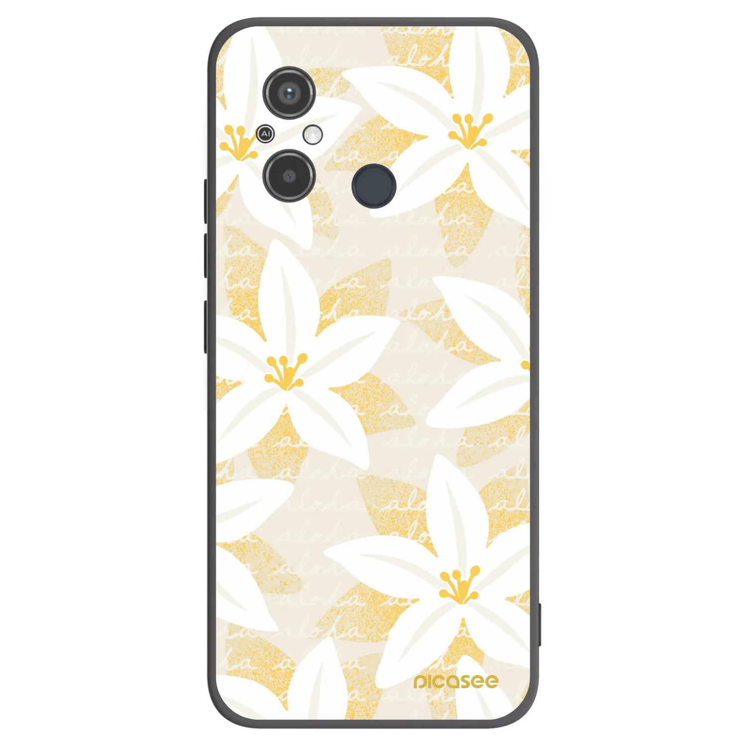 Picasee silikónový čierny obal pre Xiaomi Redmi 12C - Island Leave