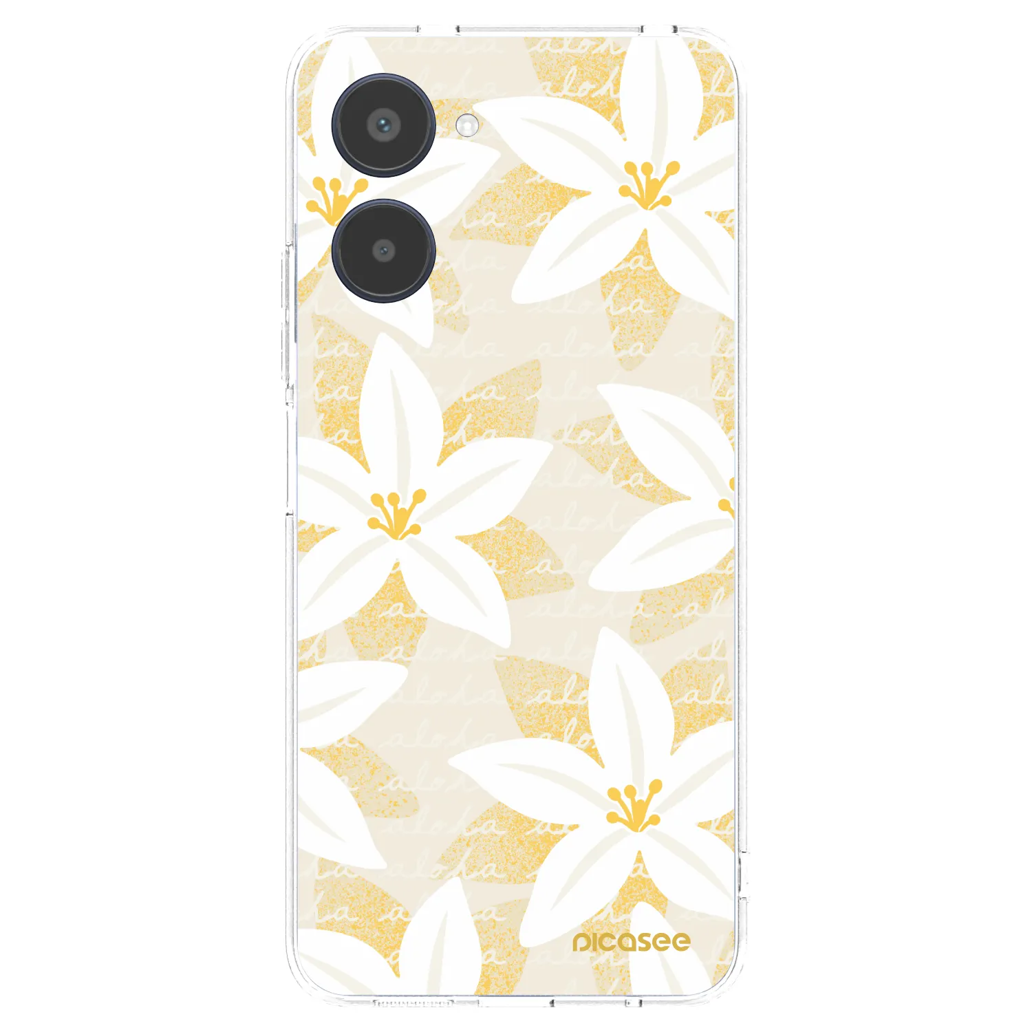Picasee silikónový prehľadný obal pre Realme 10 4G - Island Leave