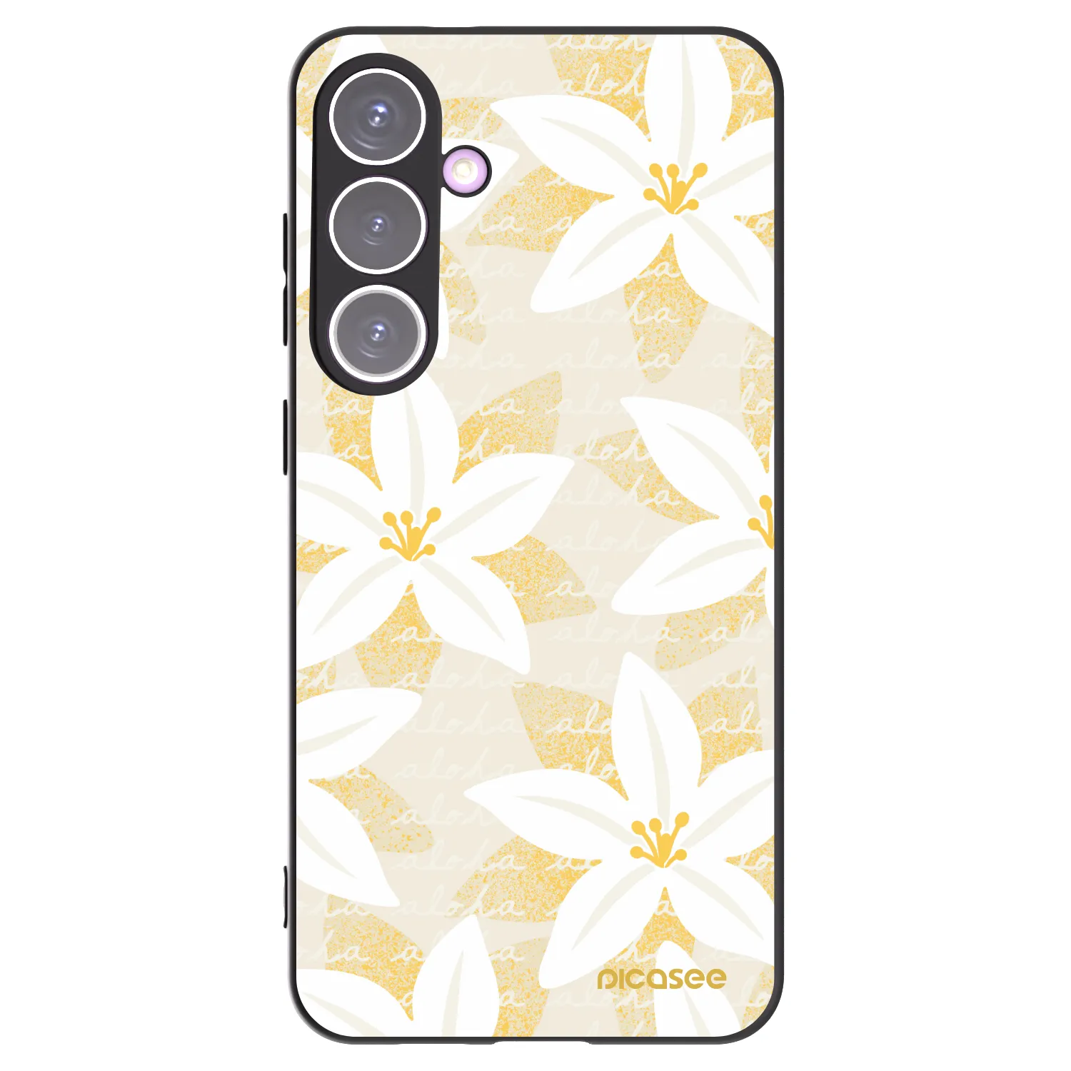 Picasee silikónový čierny obal pre Samsung Galaxy S24+ S926B 5G - Island Leave