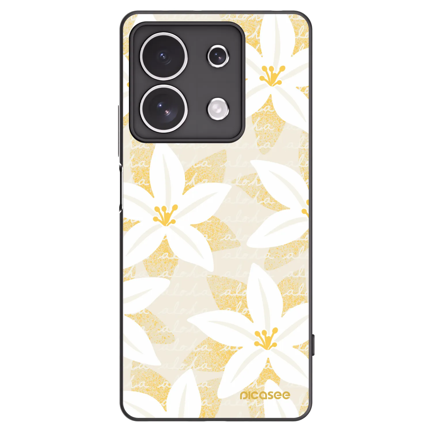 Picasee silikónový čierny obal pre Xiaomi Redmi Note 13 4G - Island Leave