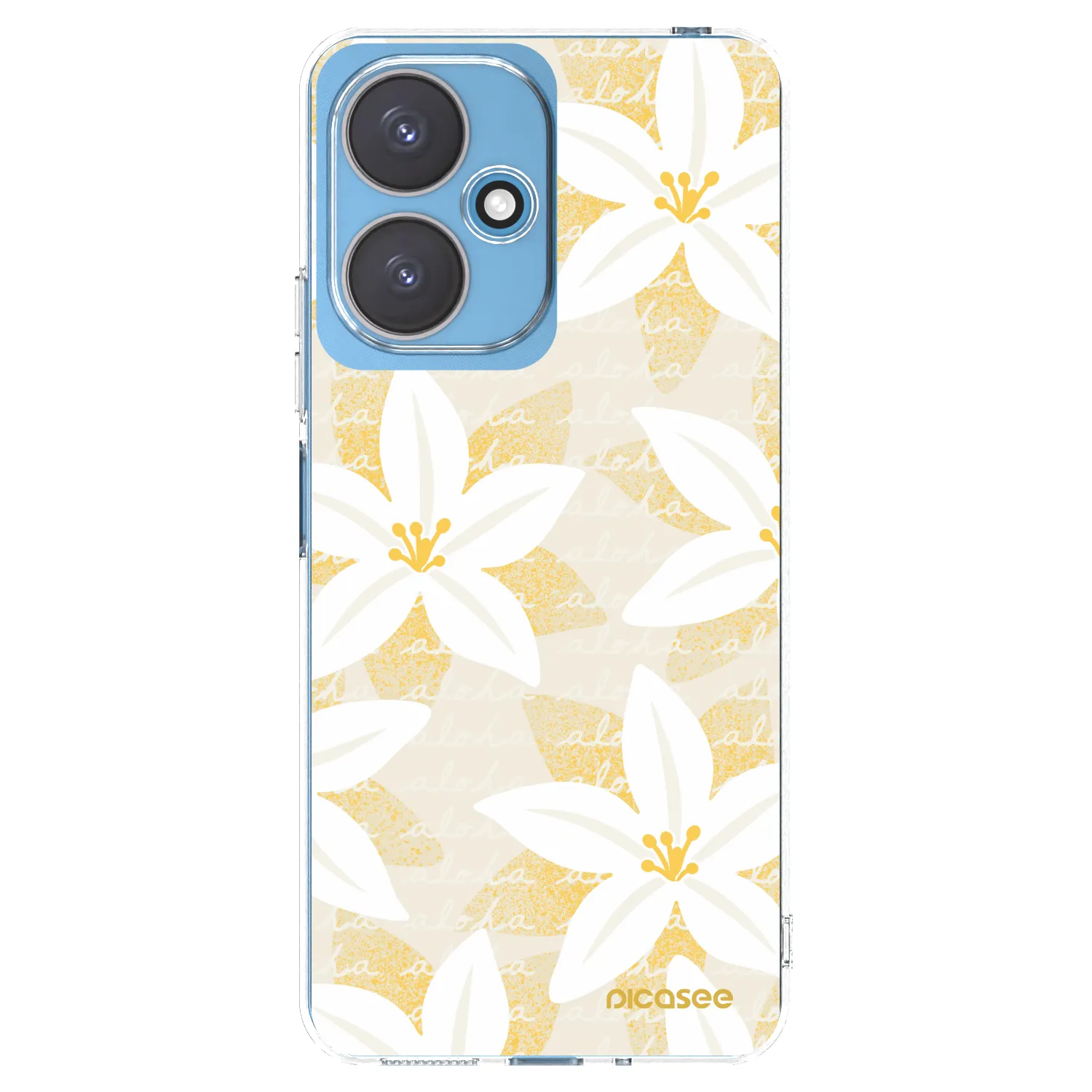 Picasee silikónový prehľadný obal pre Xiaomi Redmi 13C 5G - Island Leave