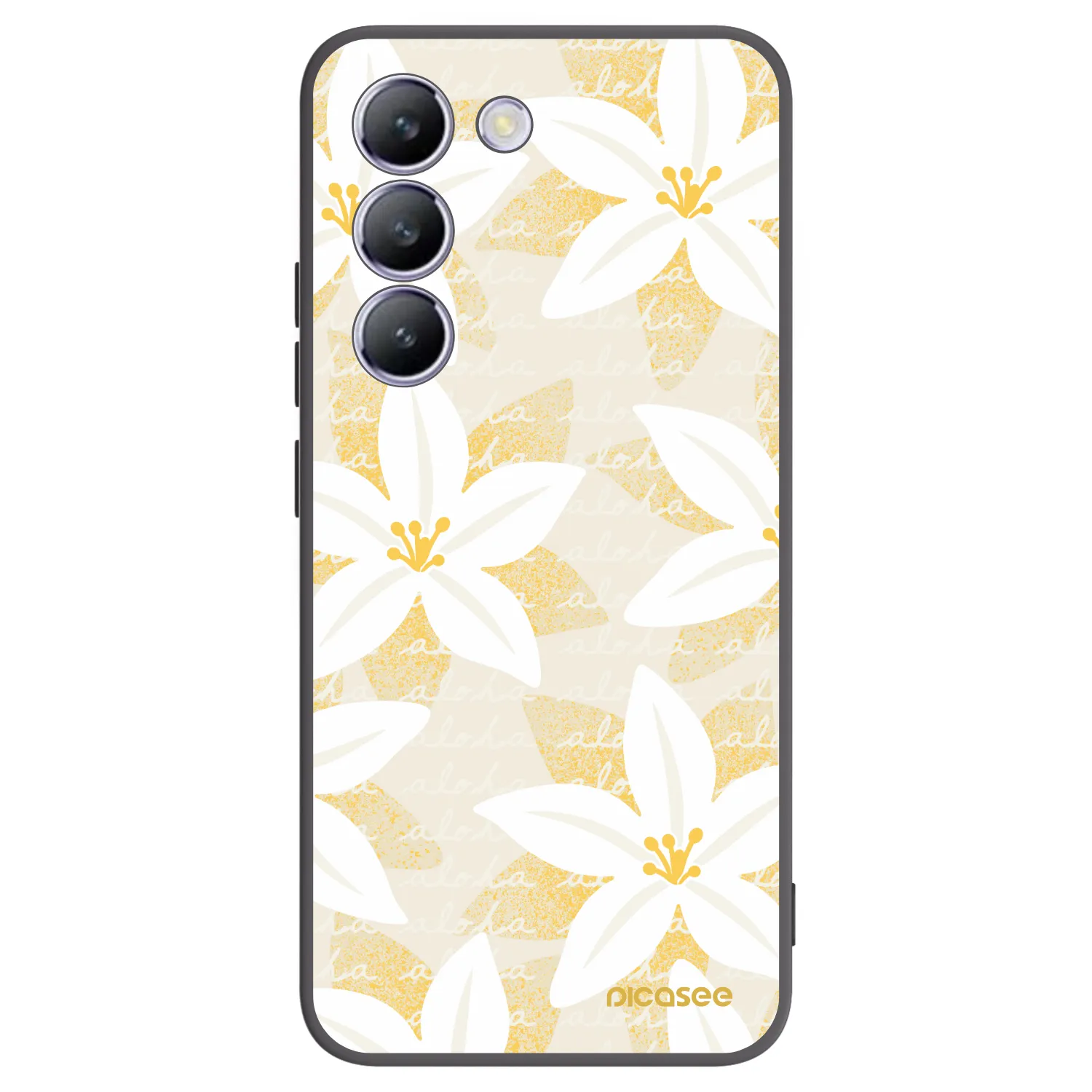 Picasee silikónový čierny obal pre Vivo V40 SE 5G - Island Leave