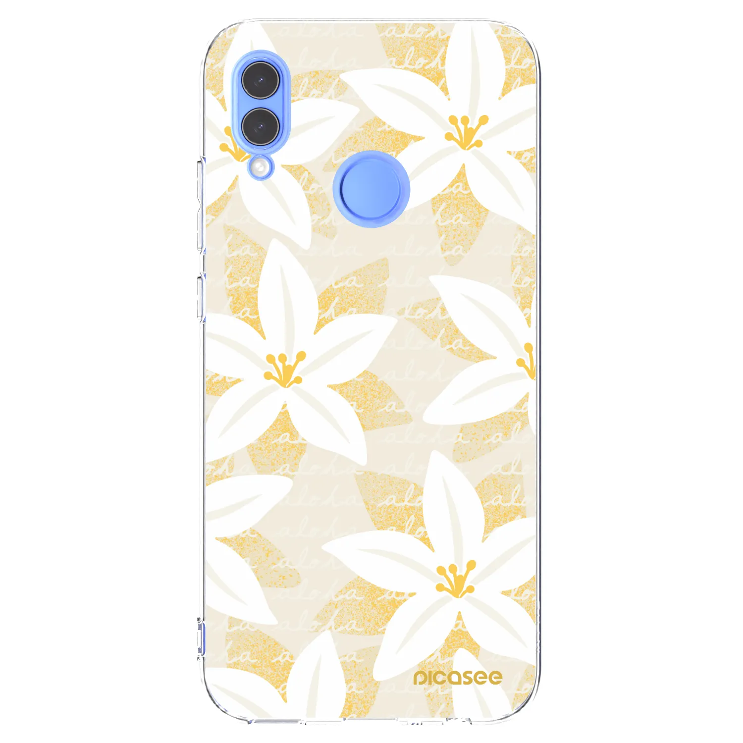 Picasee silikónový prehľadný obal pre Honor 10 Lite - Island Leave