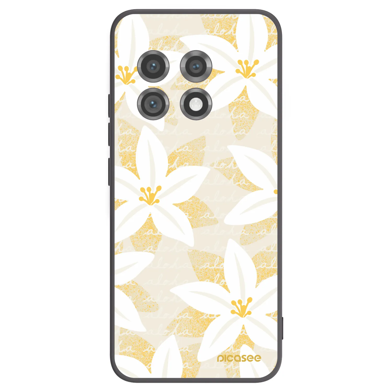Picasee silikónový čierny obal pre OnePlus 11 5G - Island Leave